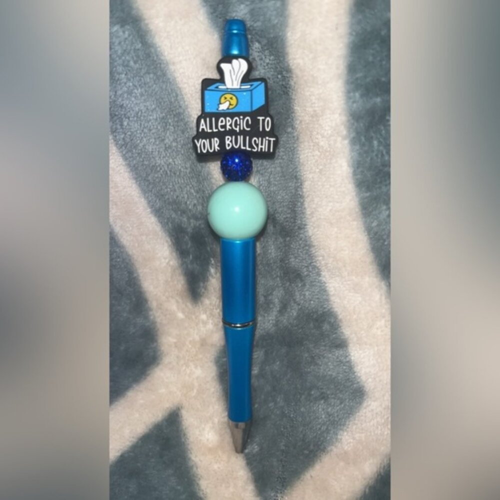 Blue and Teal Pen